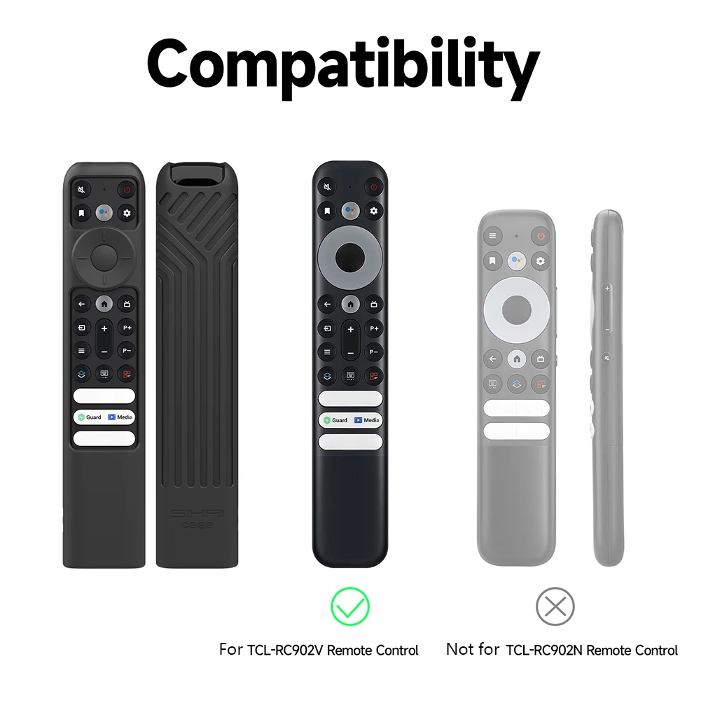 Силиконовые защитные перчатки для пульта дистанционного управления TCL RC902V FMR1 -