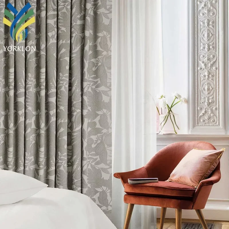 YFB-AN01 современная ткань для украшения дома готовая с цветочным принтом настенные