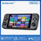 RG552 Anbernic Ретро видео игровая консоль двойные системы Android Linux карманный игровой плеер Встроенный 64G 4000 + игры
