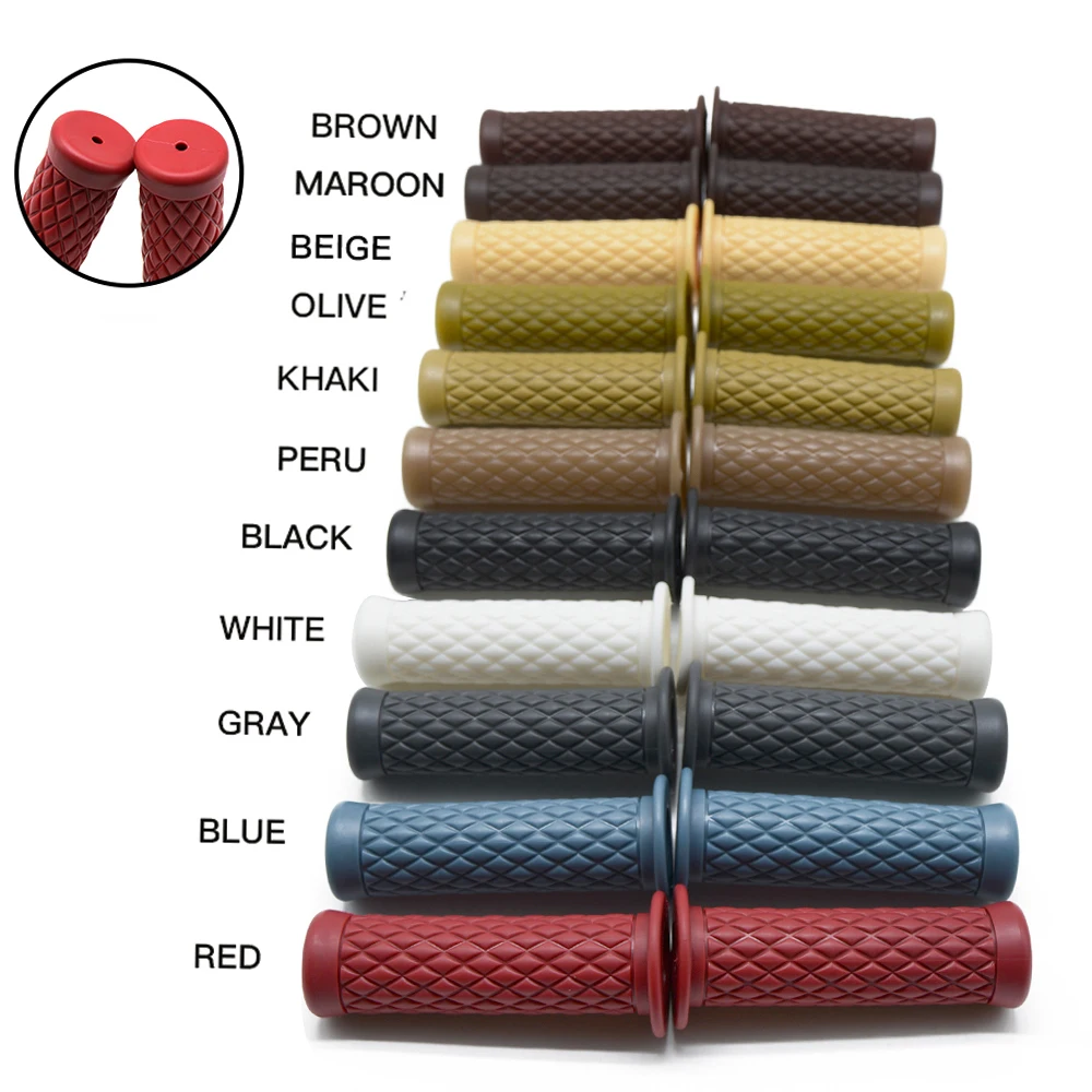 

2023 NEW Motorbike Grips Handle Bar Vintage Scooter Accessories For Quadro Norton MV Agusta Mash Handlebar Cafe Racer Moto Grip