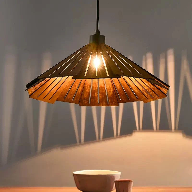 

Деревянный подвесной светильник в стиле ретро, винтажный потолочный светильник в стиле лофт, в стиле индастриал, креативная люстра с одной головкой для столовой, ресторана