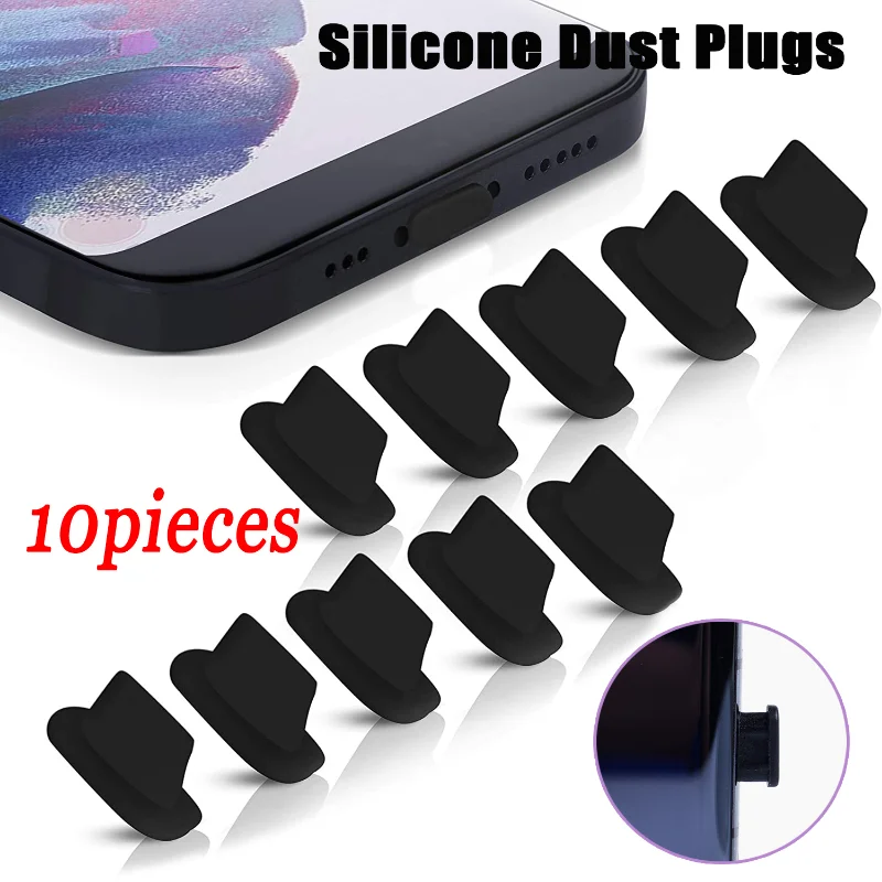 

Charge Port Dust Plug for Type C Android IOS Mobile Phone Accessories Universal Cell Phone Dustplug for Iphone Samsung Xiaomi
