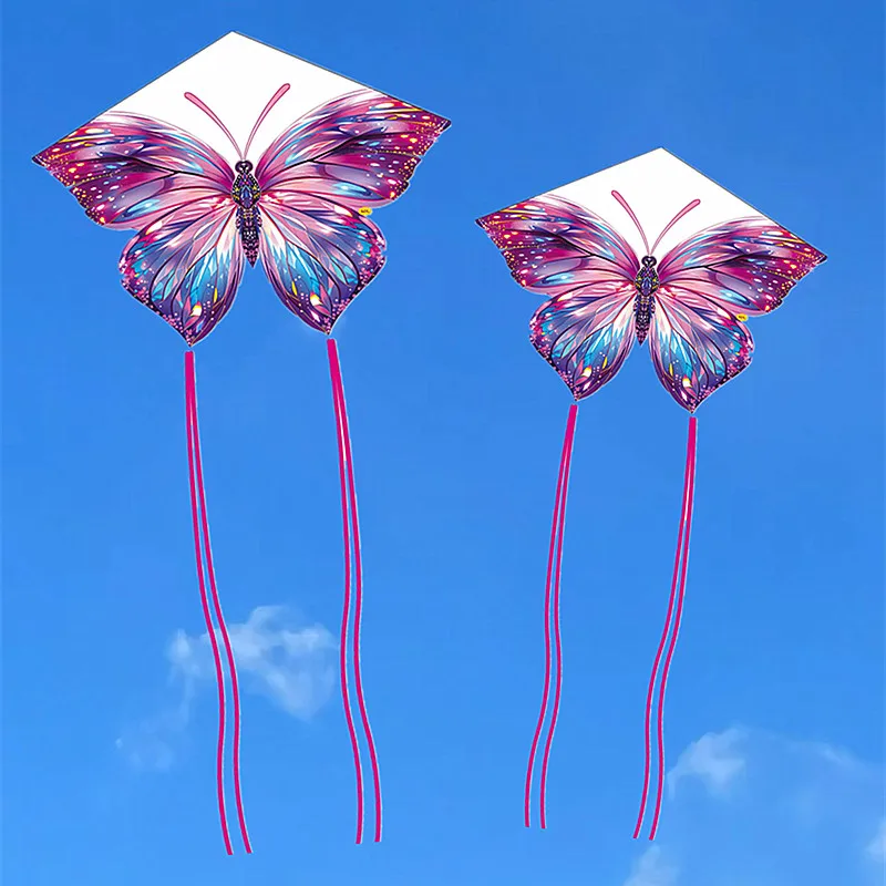 Бесплатная доставка бабочка воздушный змей drachen fliegen kinder peonzas con cuerda детские игры