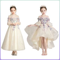 kids dress for girls costumes wedding birthday new year party tail evening elegant princess summer children%e2%80%99s dress 4 12 yrs