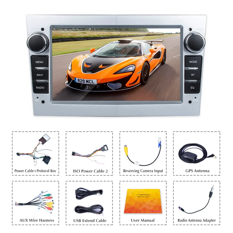 Автомобильный GPS-навигатор ETCAR 7 дюймов 2 Din Android 10 Wi-Fi без DVD Радио для Opel Astra H GJ Antara