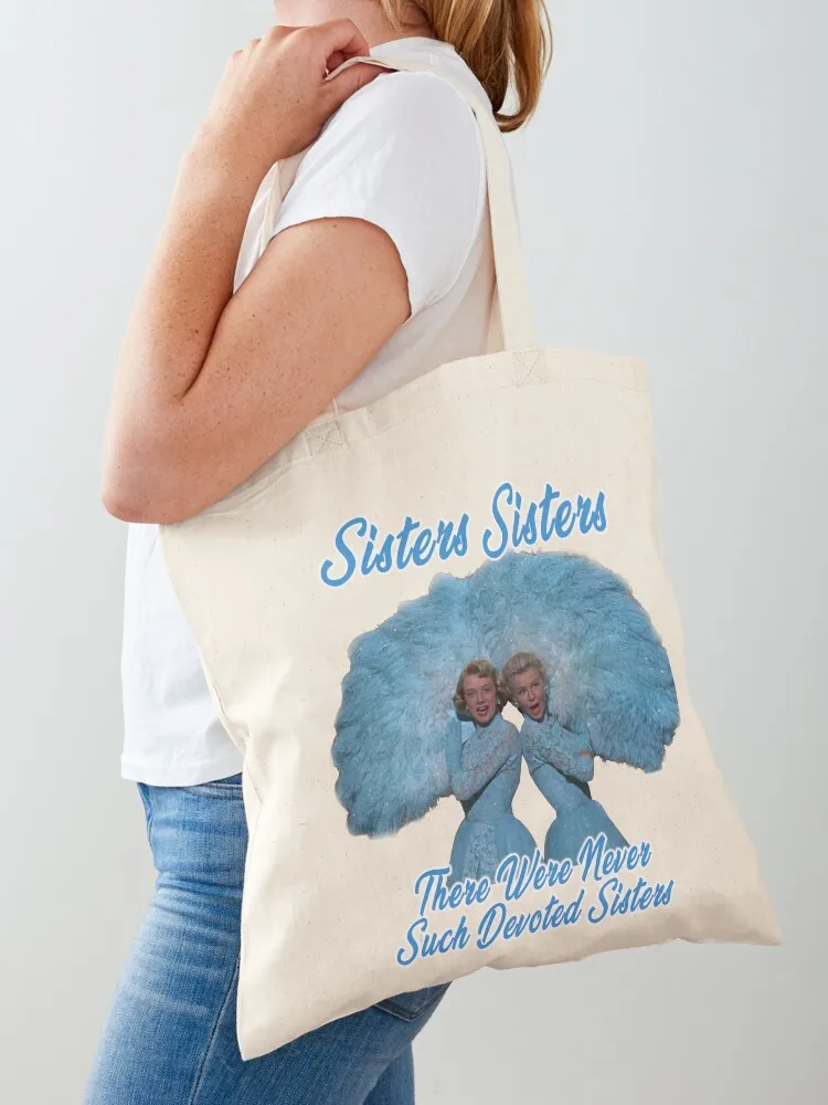 Синяя сумка-тоут для сестер бесплатная доставка сумки холщовая большая сумка