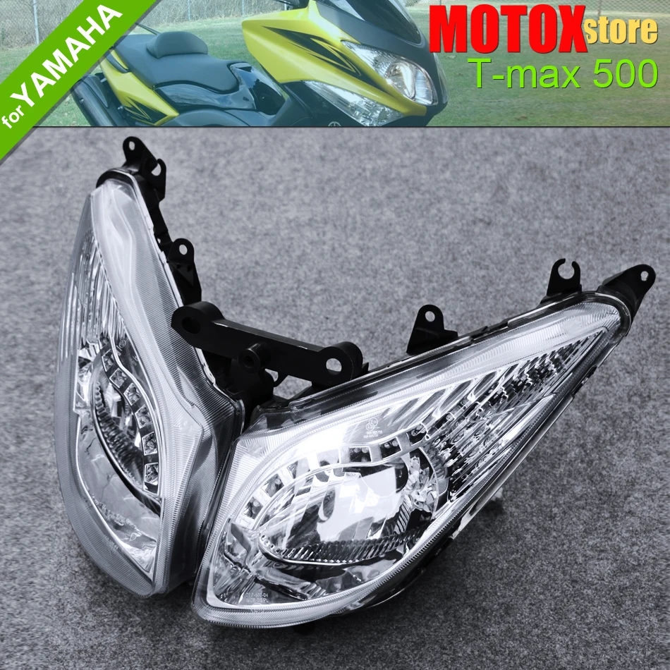 

Motorcycle Front Headlamps Headlight Fit For Tmax 500 T-MAX 500 XP500 2008 - 2011 2009 2010 TMAX500 XP 500 08 09 10 11