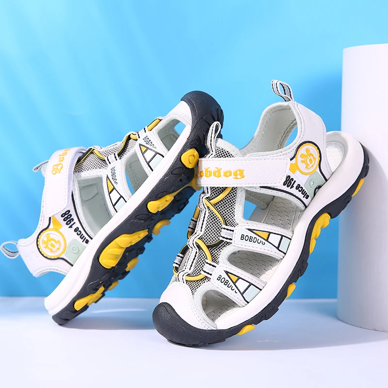 

Quick-drying Seaside Hiking Wading Sandals for Kids Non-slip Upstream Water Shoes Children Boys Barefoot Beach Water Shoes 4143