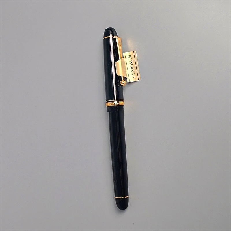 Новые гелевые ручки Pilot Custom 74, черные, универсальные, элитные, элегантные, модные и простые шариковые ручки для подарков, черные, 0,7 мм (art.: 3920d97d52f87) - 3920d97d52f87
