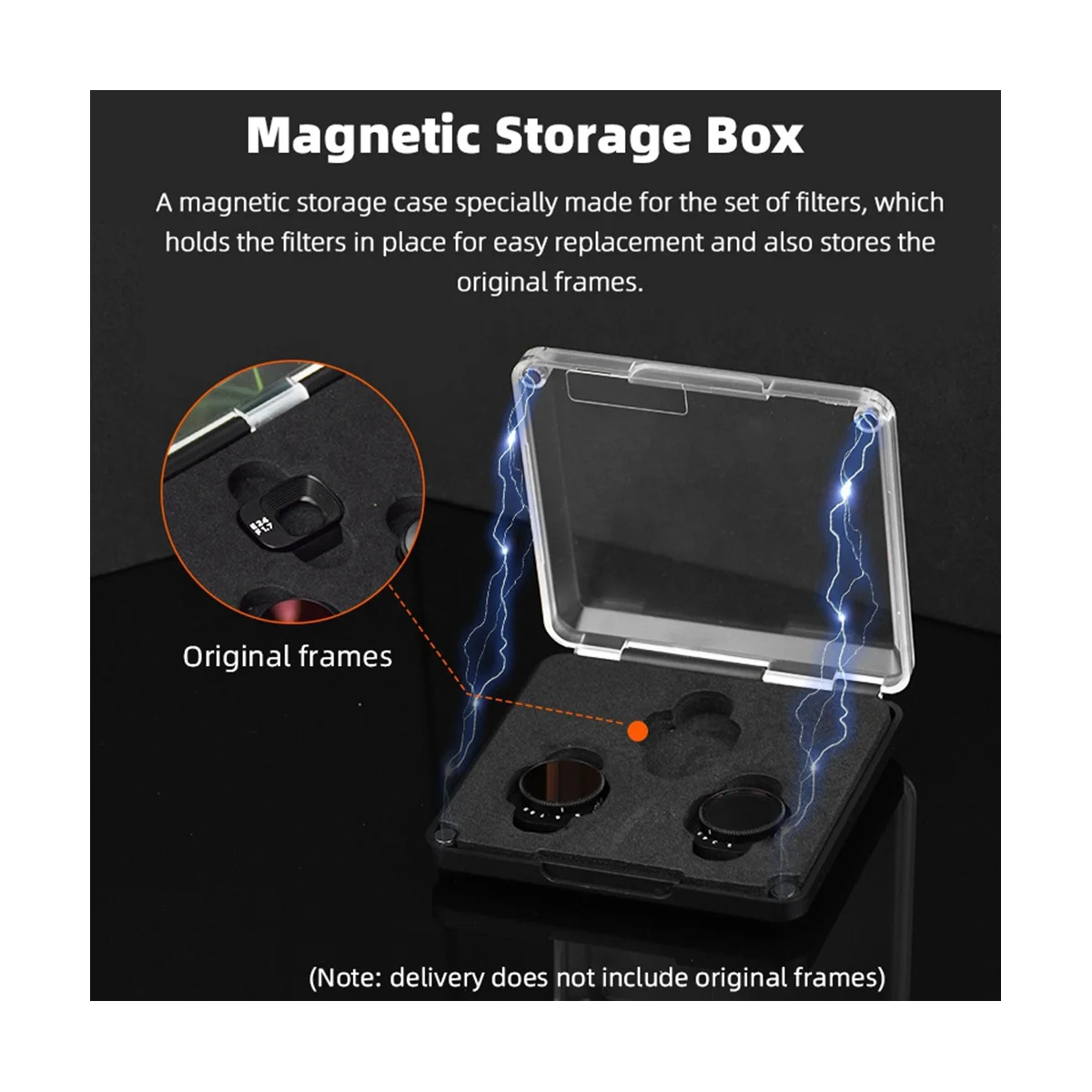 

BRDRC for DJI Mini 3Pro Filter Adjustable Portable Dimming Mirror Mini 3 Lens Protection Accessories, VND2-5