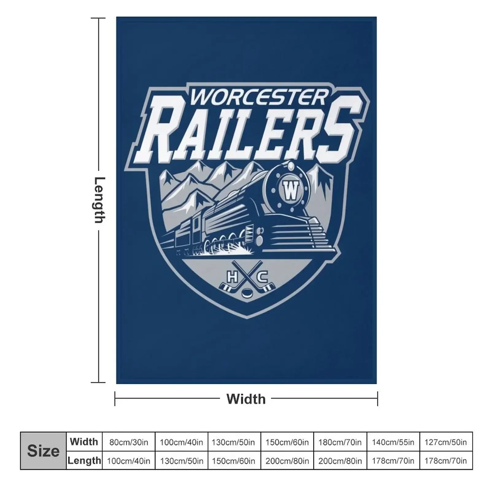 Одеяло Worcester Railers теплое зимнее одеяло Retros