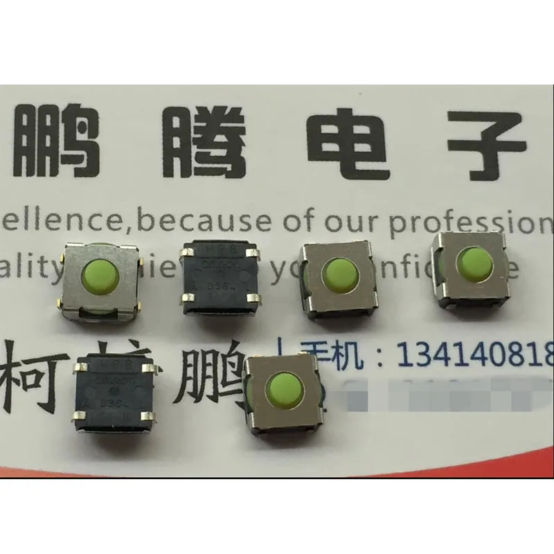 3 шт./лот Япония B3SL-1002P водонепроницаемый пыленепроницаемый силиконовый тактильный переключатель 6*6*3,4 SMT 4-контактная клавиатура