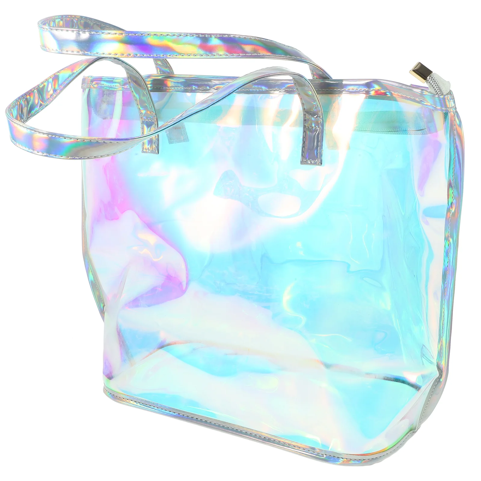 

1Pc Large Capacity Portable Shopping Bag Beach Bag Tote Pouch (Assorted Color)