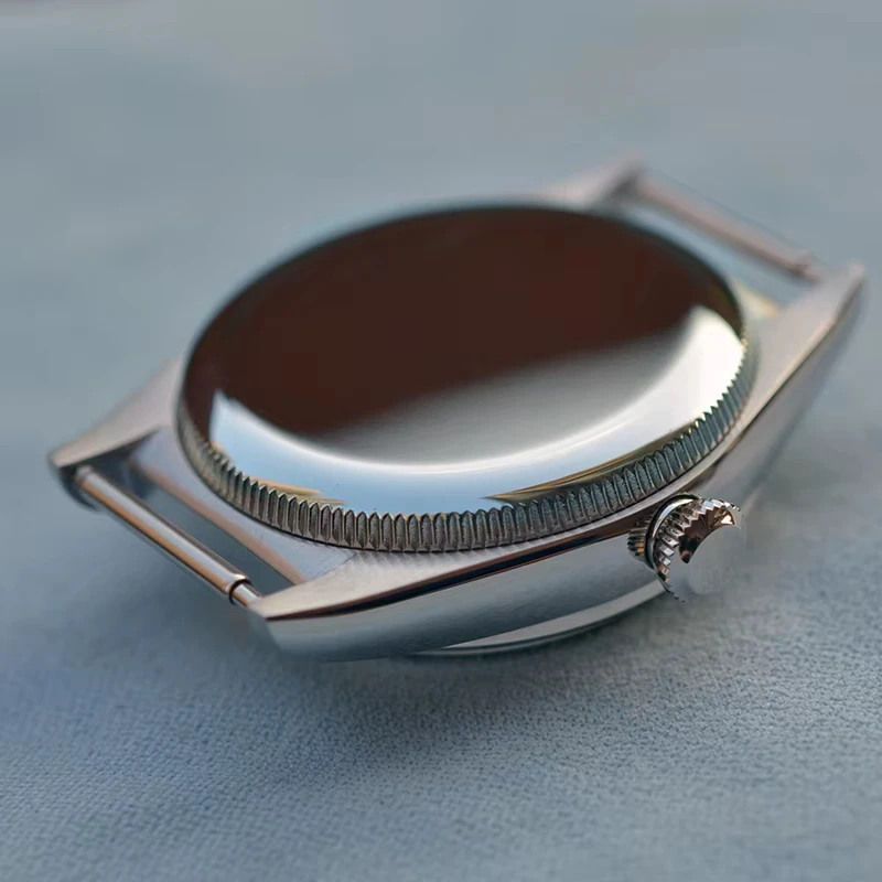 Baltany Ретро часы Bubbleback S4029 Роскошные Benz с кожаными сапфировыми стрелками OVETTO NH38