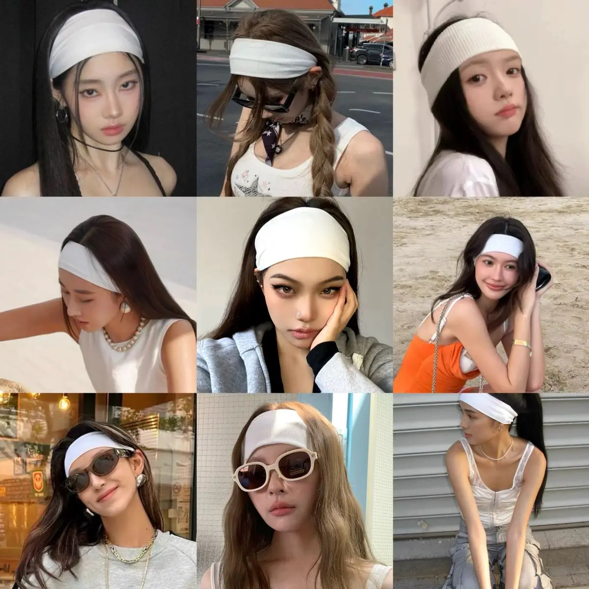 Ободок женский тканевый для йоги модная эластичная повязка на голову