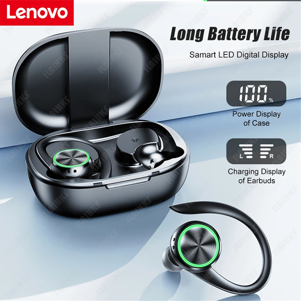 

Lenovo Airbuds Pro 4 Pods Sport Bluetooth Headset 5.3 Wireless Headphone Ear Hook Earbuds for Phone HiFi Stereo Music Earphones