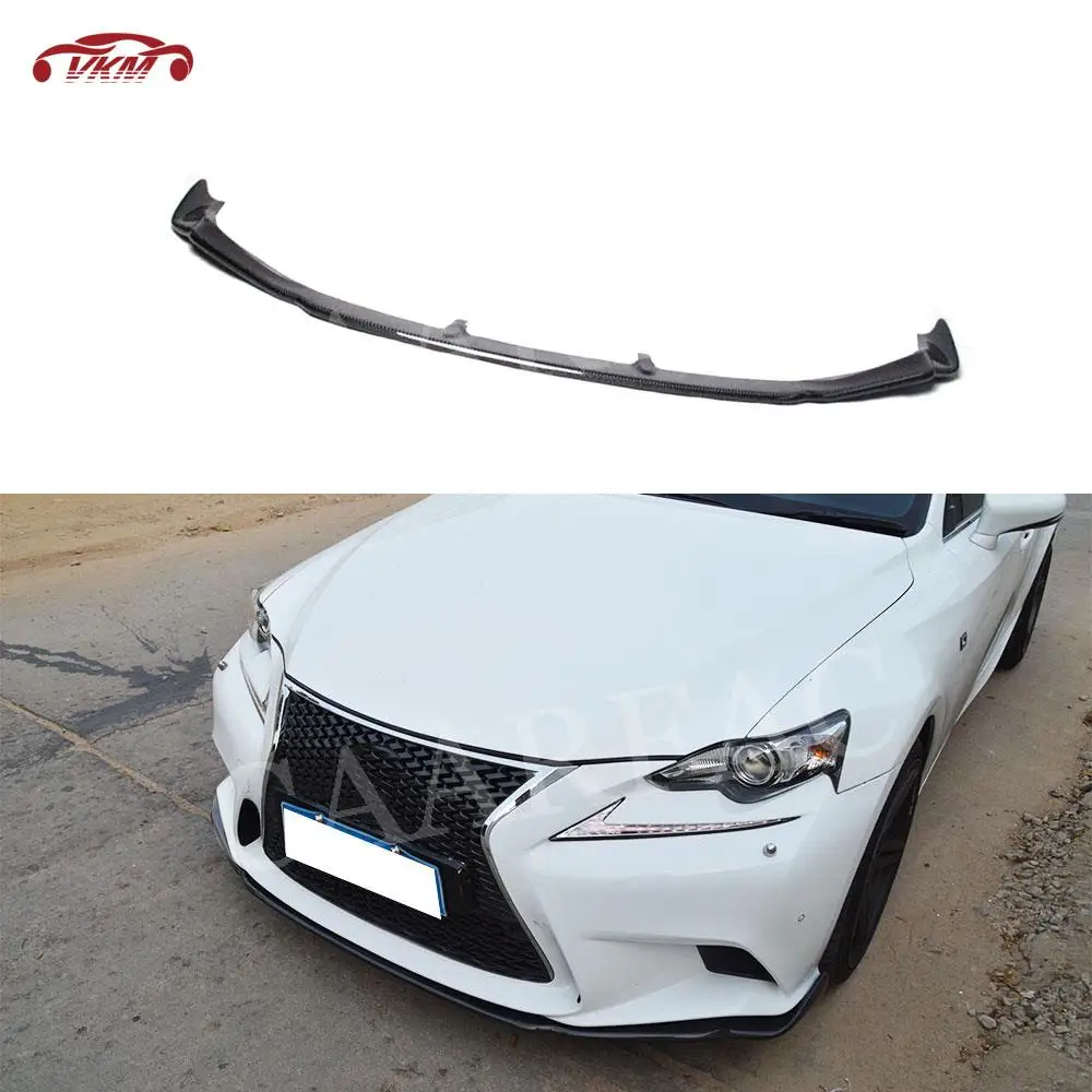 

Спойлер для переднего бампера и подбородка из углеродного волокна для Lexus IS250 IS350 IS F Sport Sedan 4 Door 2014 2015 2016
