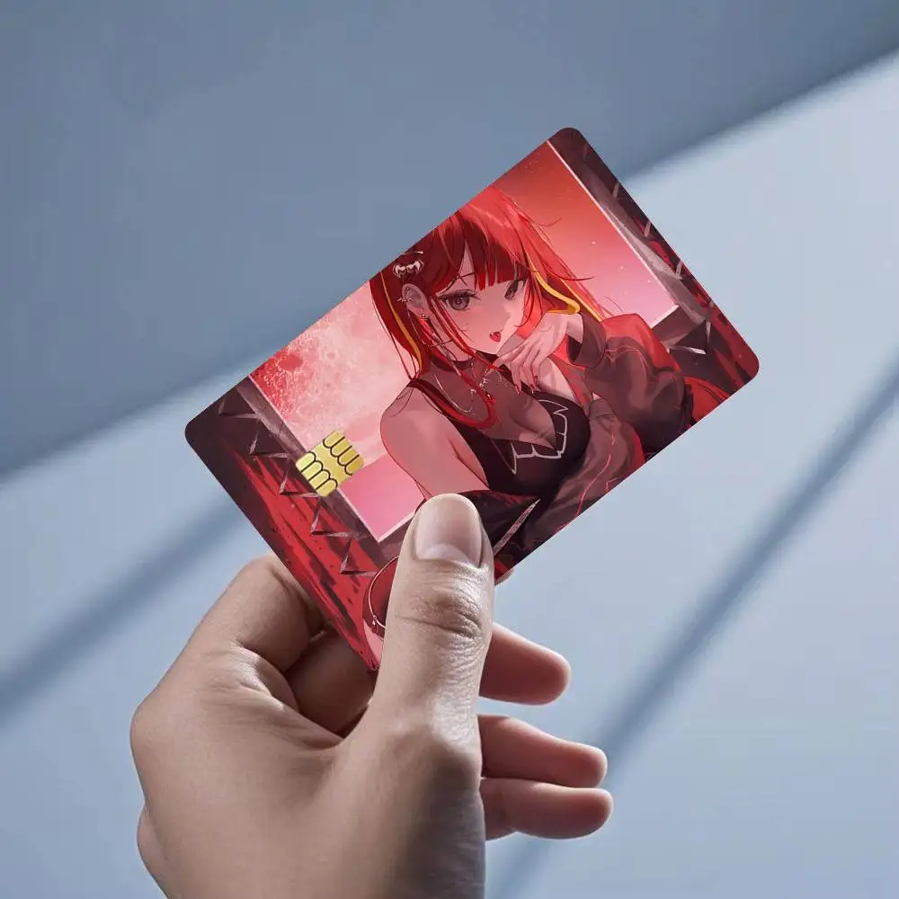 Водонепроницаемые наклейки-стикеры Akane Lize VTuber StelLive Singer для кредитных и дебетовых карт (art.: 3920db1779283) - 3920db1779283