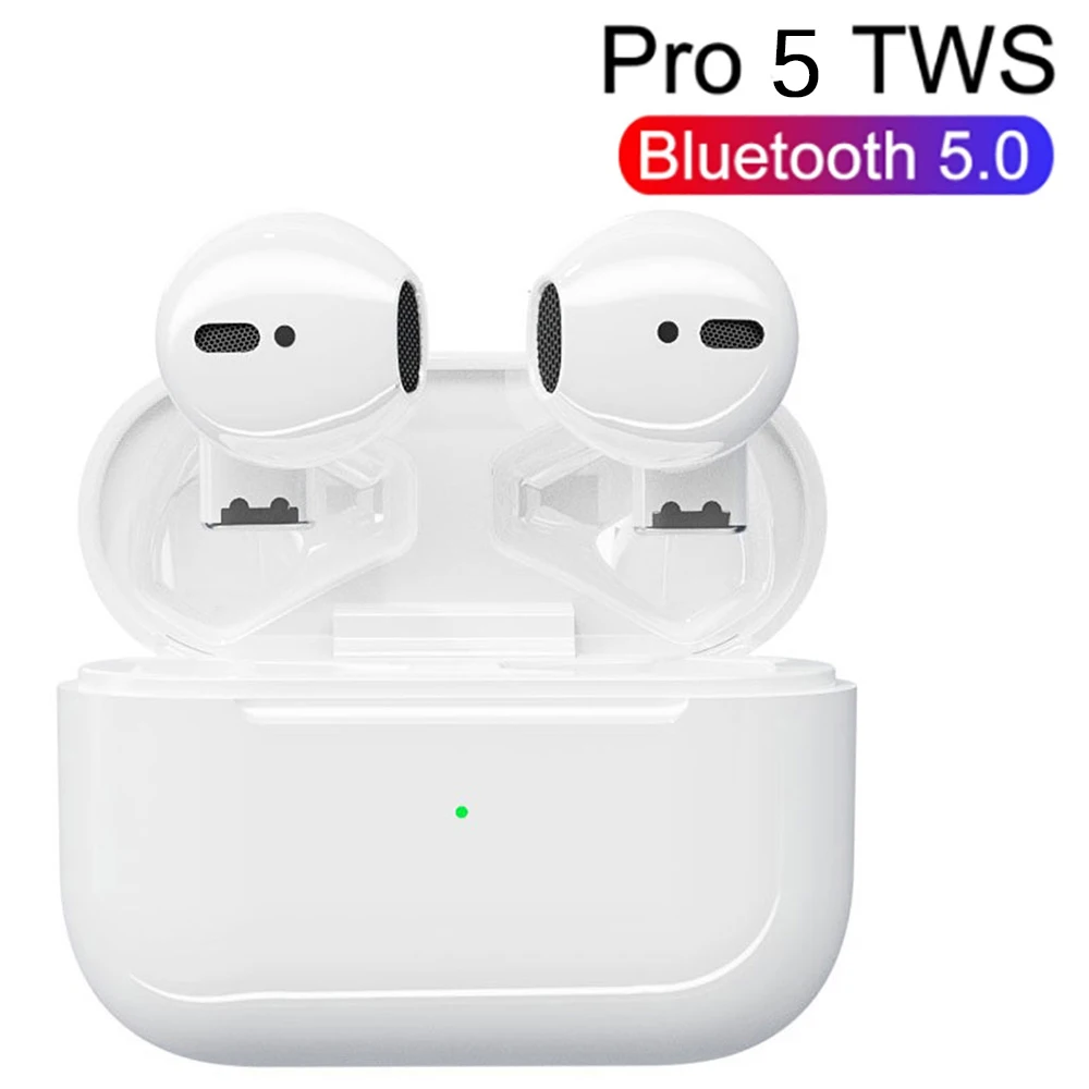 

Mini Pro 5s Bluetooth Headphone Wireless Headsets Earbuds With Retail Box Mic Fone Bluetooth Pro5 2022New TWS Free Shipping