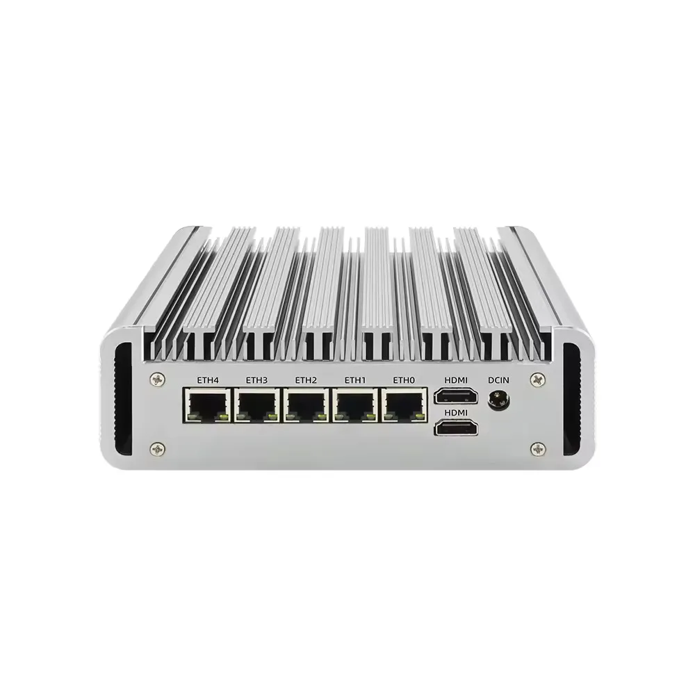 ZXIPC Intel N100 Мини-ПК Компьютер Брандмауэр Мини-настольное оборудование 5 Lan I225 2.5G