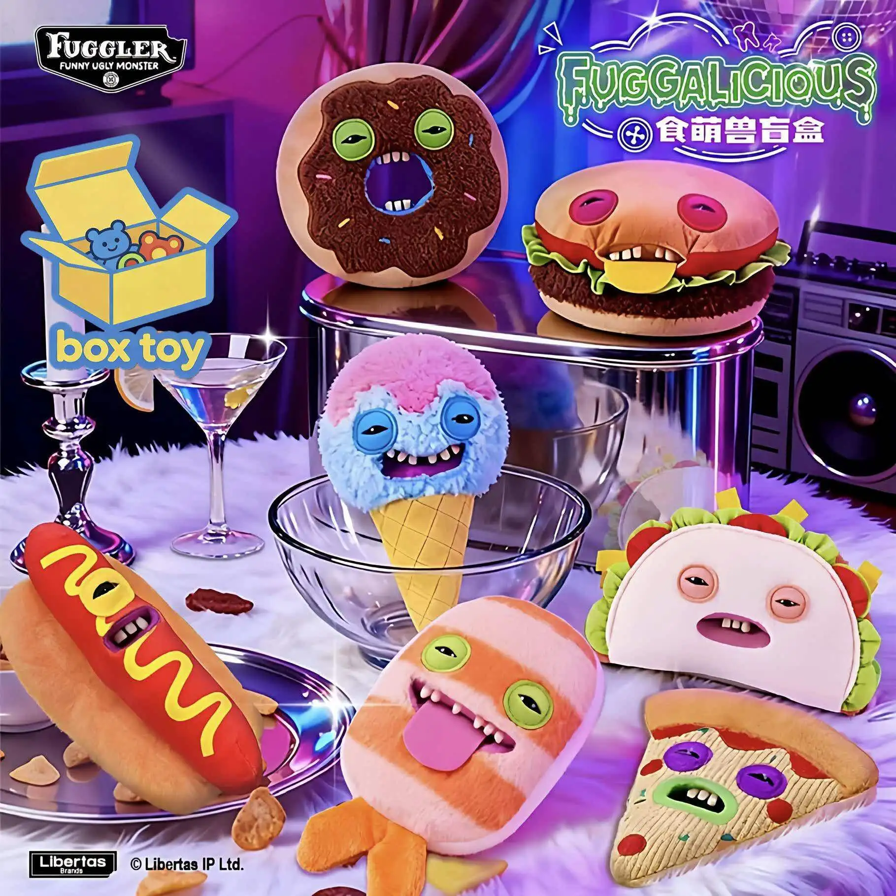 Фото Официальная оригинальная плюшевая кукла Fuggalicious от Fuggler: милый зубастый монстр, забавная игрушка-зверь, модная коллекционная игрушка-сюрприз в закрытой коробке №2