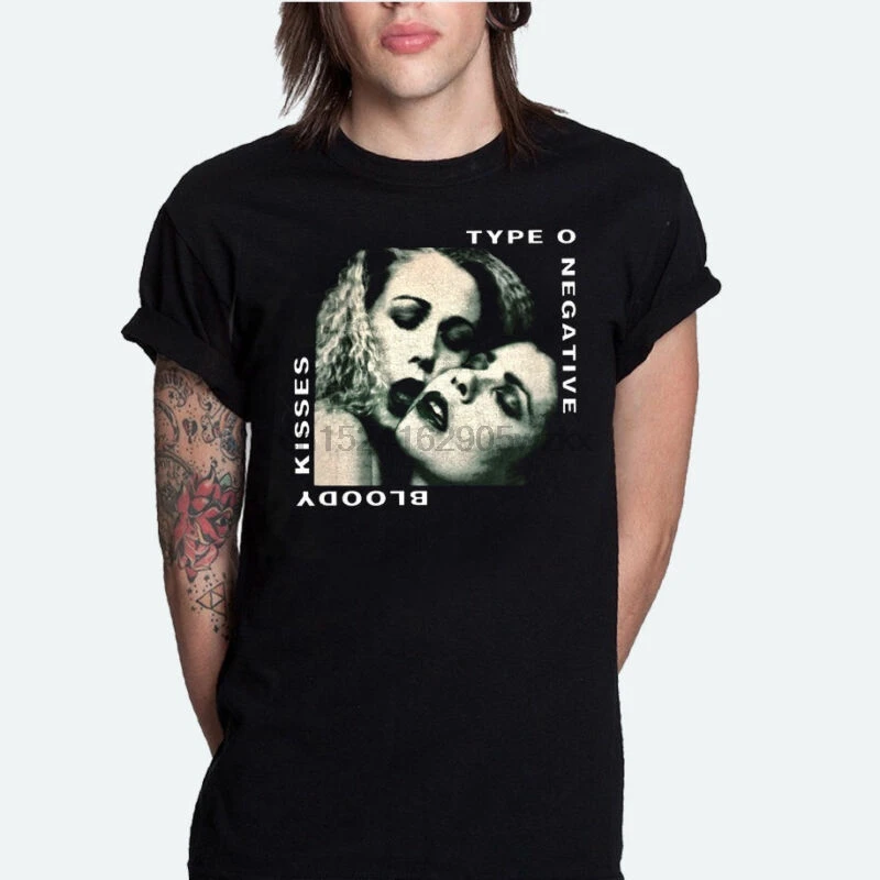 

Repro Vintage Type O Negative Bloody Kisses Black Men's T-shirt