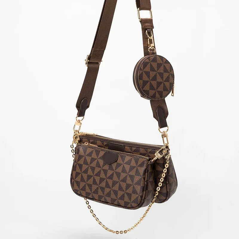 

Small Crossbody bag For Women Bags Luxury Brand Fashion Designer 3-in-1 Lady Messenger Bags Female Shoulder Bag Vegan Leather