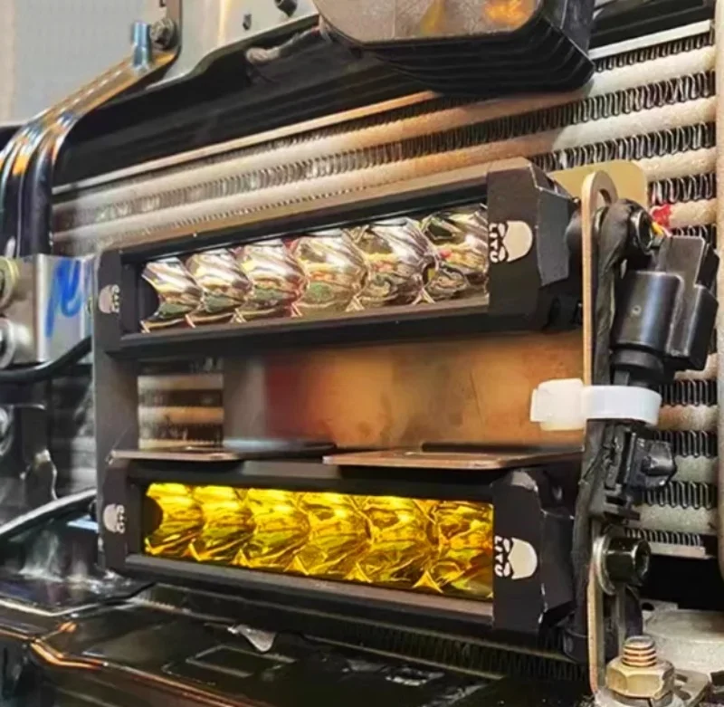 Авто передний бампер светодиодный желтый противотуманный фонарь подходит для GWM