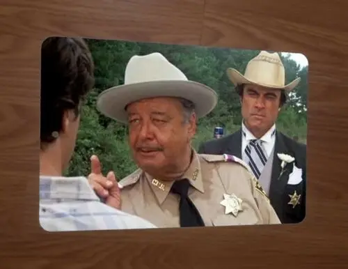 Металлический Настенный знак Buford Smokey и banphoto 8x12