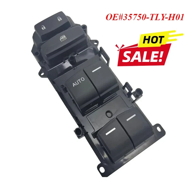 35750-TLY-H01 35750TLYH01 Переключатель стеклоподъемника для Honda Civic Crv CR V Breeze 2017 2018 2019 2020