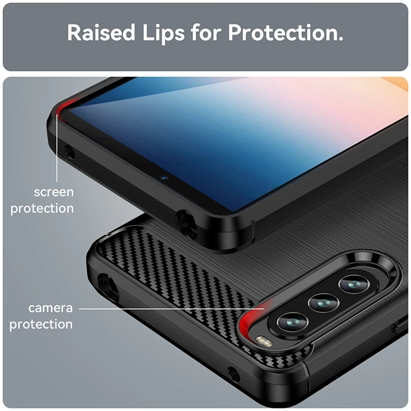 For Sony Xperia 10 IV Case for Sony Xperia 10 IV Cover Soft Back Shell Coque Capa Silicone Phone Case for Sony Xperia 10 IV