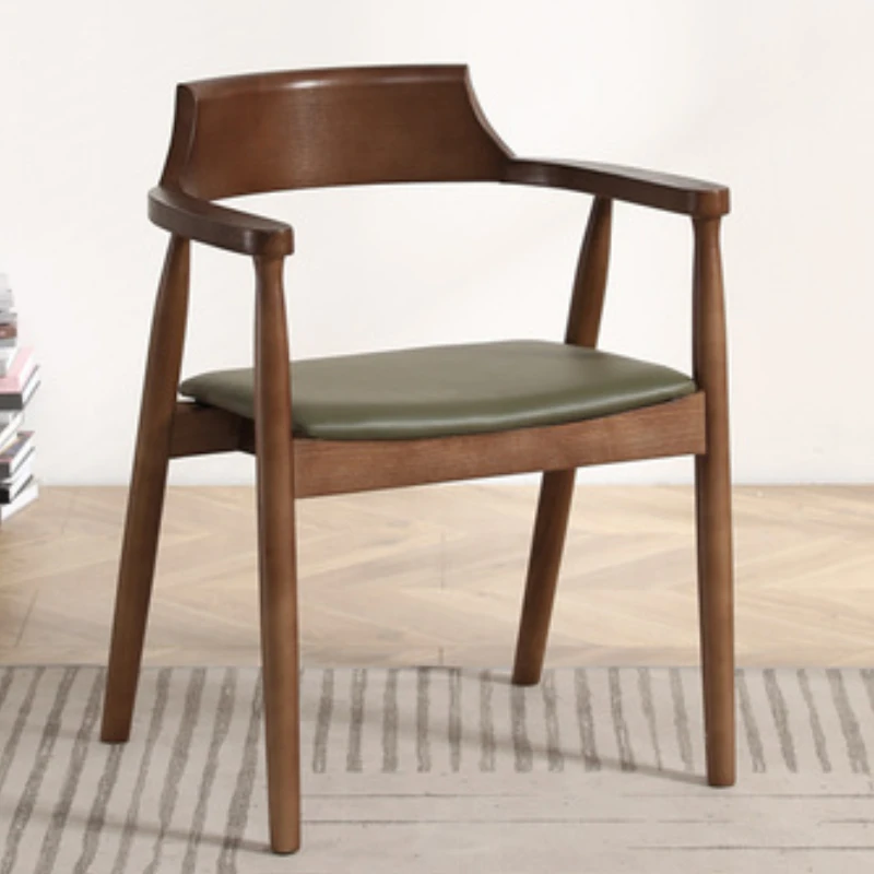 

Современный минималистичный обеденный стул, кожаный дизайнерский креативный обеденный стул в скандинавском стиле, мебель для дома WZ50DC