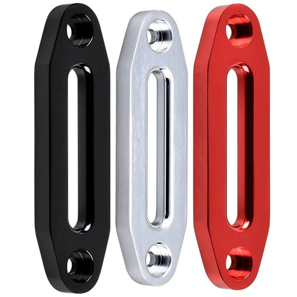 

Aluminum Black, Red, Silver Winch Rope Guide Fit For SUV ATV UTV Snow Plow With 15.24cm/6" Bolt Mount For 4500-7000 lb winch