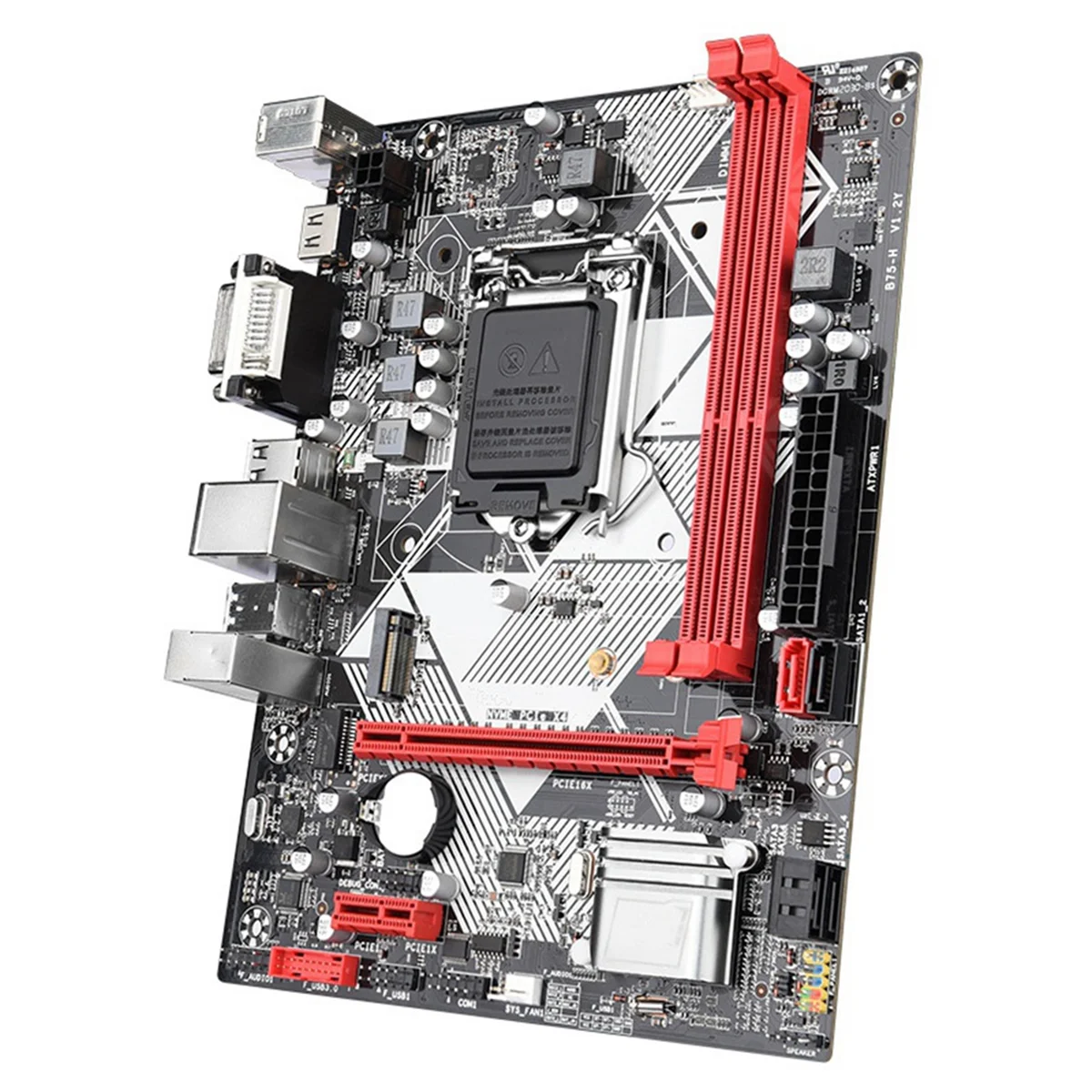 B75-H Материнская плата для настольного компьютера LGA1155 USB3.0 Поддержка до 16 ГБ DDR3 RAM