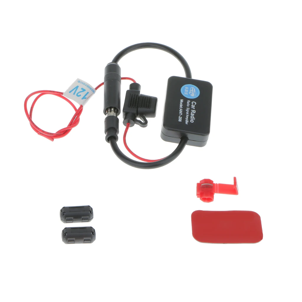 

12V Car Automobile Radio Antenna FM Signal Strengthen Booster