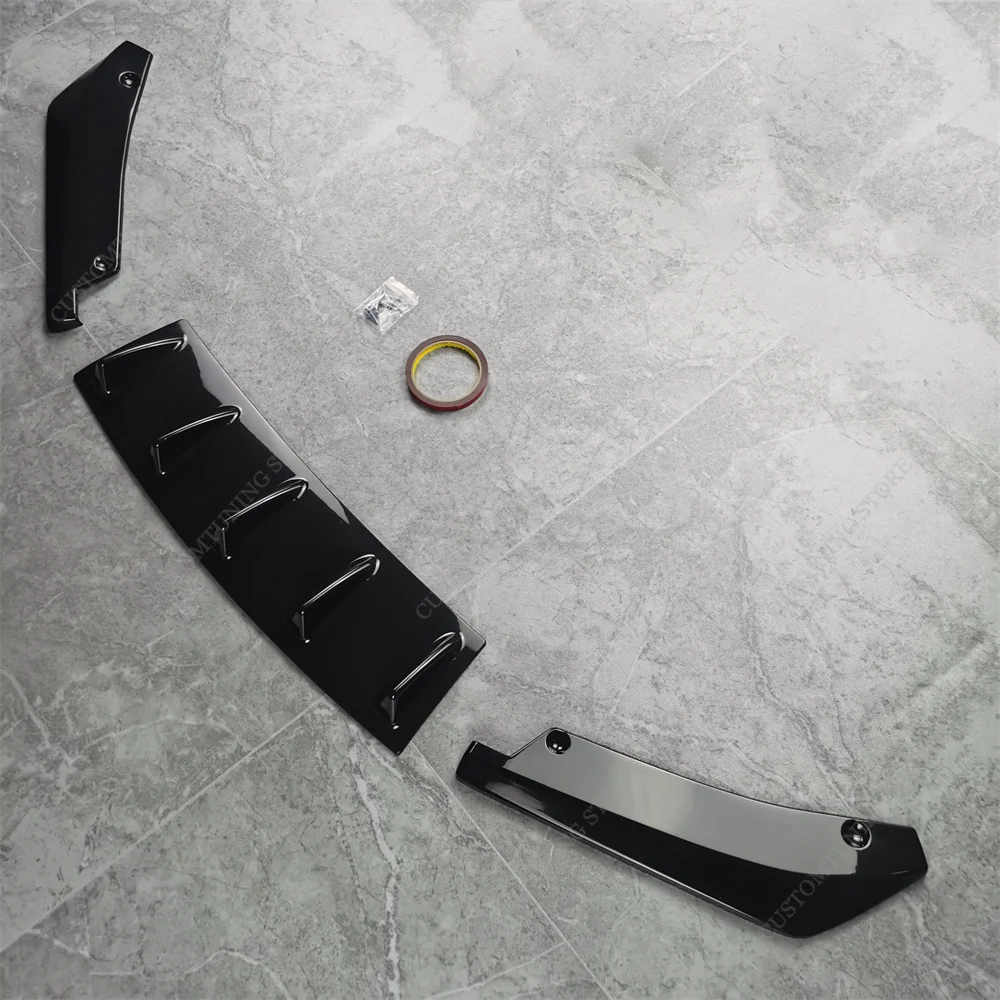 

Диффузор для заднего бампера AUDI A4 B8 8K, боковой разветвитель A4 B8 TFSI TDI 2008-2011, диффузор для заднего бампера, комплекты для тюнинга