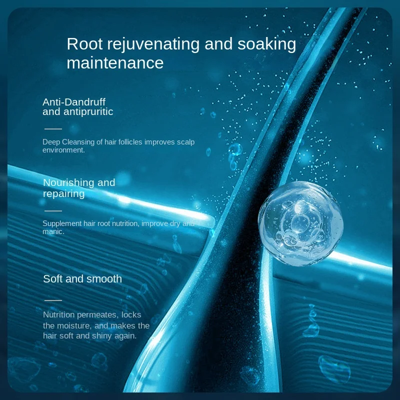 Укрепляющий шампунь Икра задерживает старение кожи головы питает корни волос