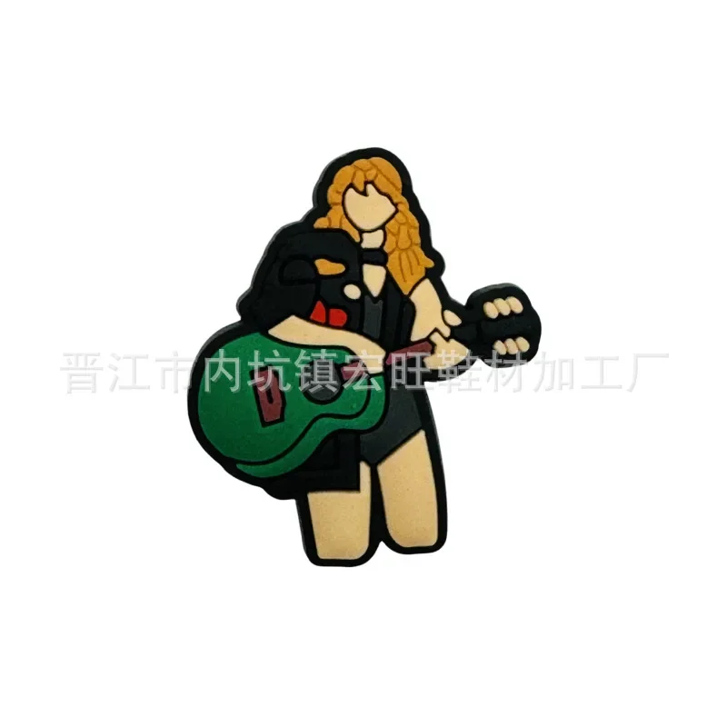 Аксессуары Для Обуви Из Искусственной Кожи ПВХ С Отверстиями Сандалий Тапочек