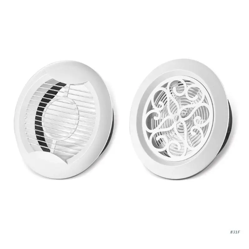 

Adjustable Air Ventilation Cover Round Ceiling Diffuser Air Vent Grille Louver Air Outlet for Walls and Ceilings