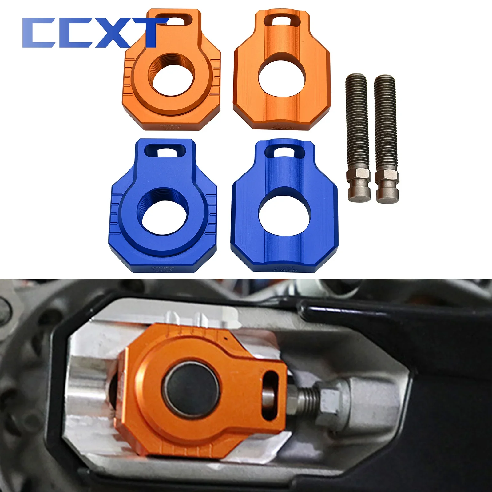 Мотоциклетные ползунки регулятора цепи 20 мм для Husqvarna TC TE TX FC 125 150 250 350 450 KTM EXC EXCF XC