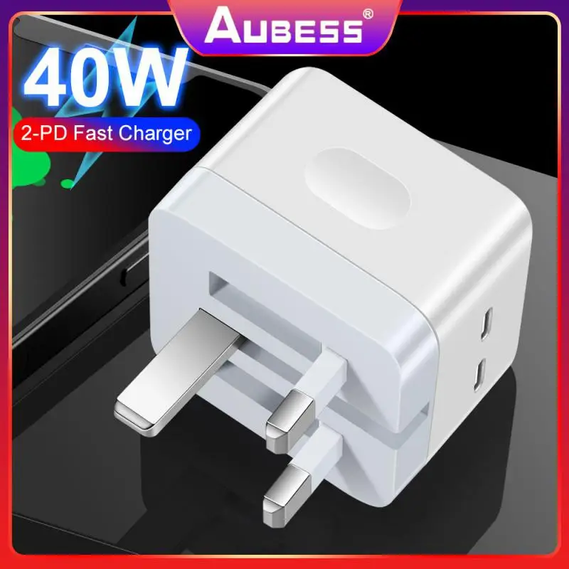 

For Travel Pd40w Fast Charger Fast Charge Type C Port Usb C Charger Eu Uk Power Adapter For Samsung Huawei