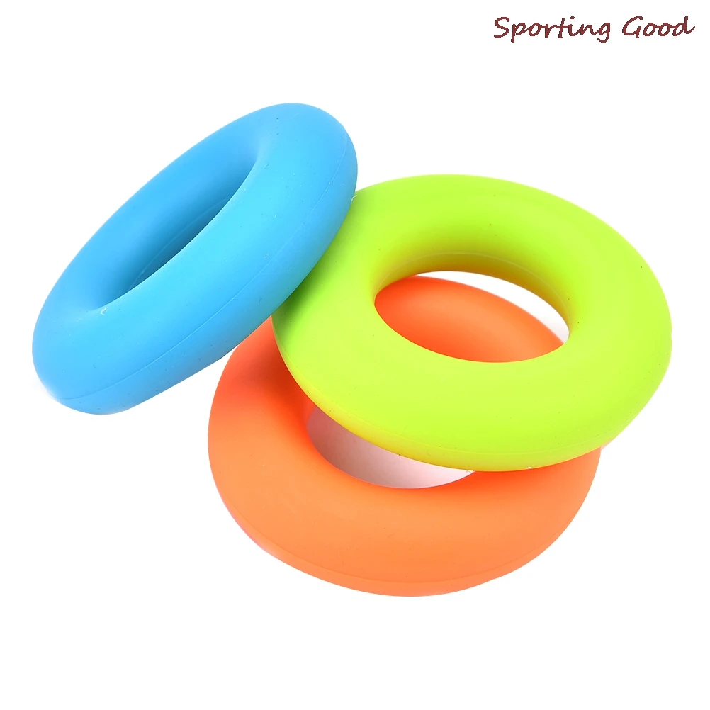 

1PC Rubber Hand Grip Ring Strength Muscle Power Training Exerciser Gym Expander Gripper Strength Finger Ring 7cm Diameter 3Color