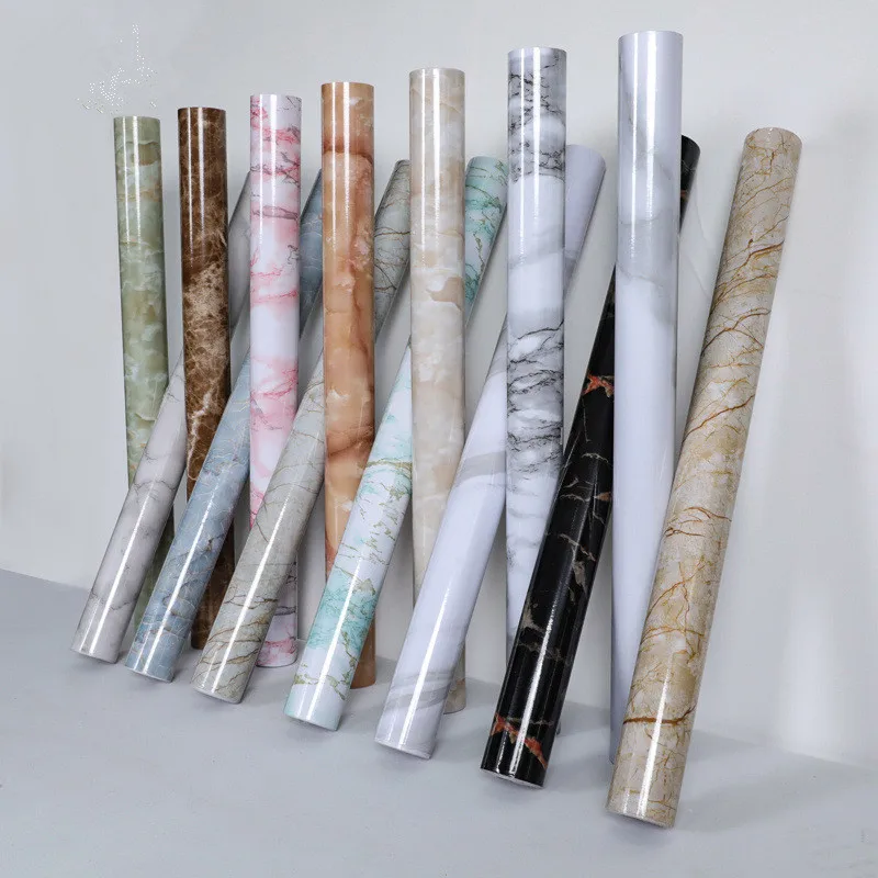 

Ширина мраморные обои контактная бумага водонепроницаемые маслостойкие настенные наклейки ПВХ Самоклеящиеся кухонные столешницы для домашнего декора