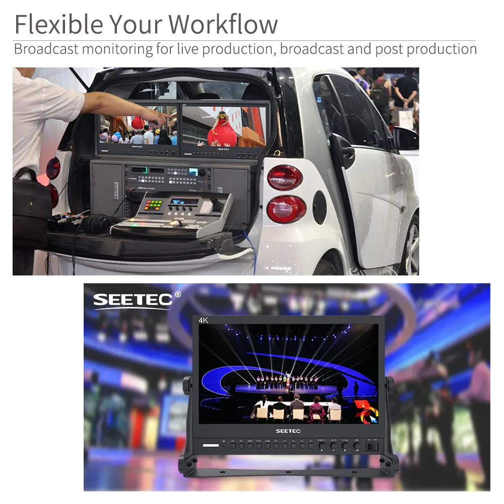 Монитор Seetec 4K133-9HSD-192 (оригинальная фотография) 13 3 дюйма IPS 3G-SDI 4K HDMI монитор