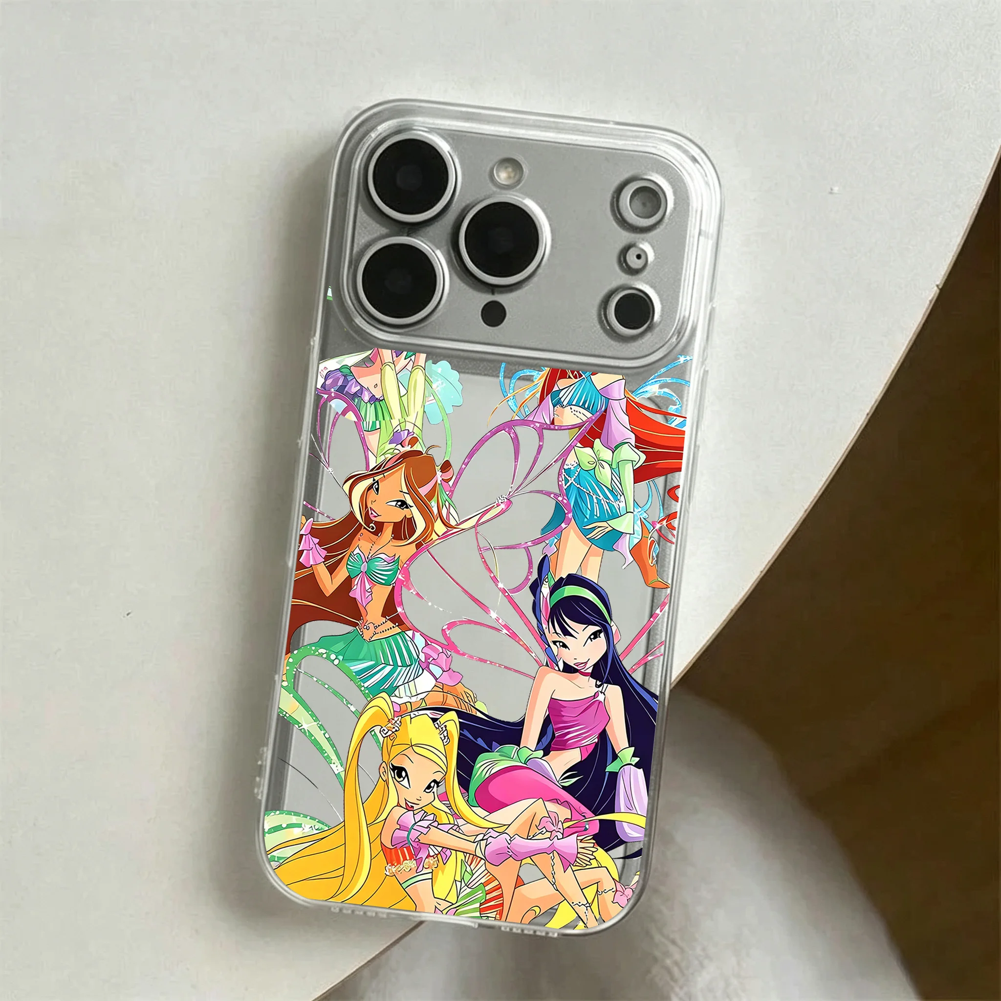 Фото Чехол для телефона Samsung Galaxy S26 S25 S24 S23 S22 S21 S20 FE Note20 Note10 Edge Plus Ultra Lite 5G с милым мультяшным дизайном Winxs №2