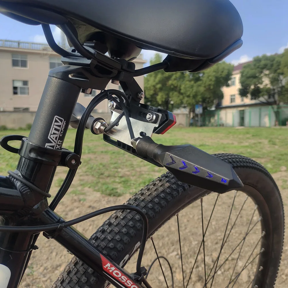 

EBike Electric Bicycle Saddle Taillight Mount Holder Compatible for Tail Light Bracket Rear Light Bracket Seat Cushion