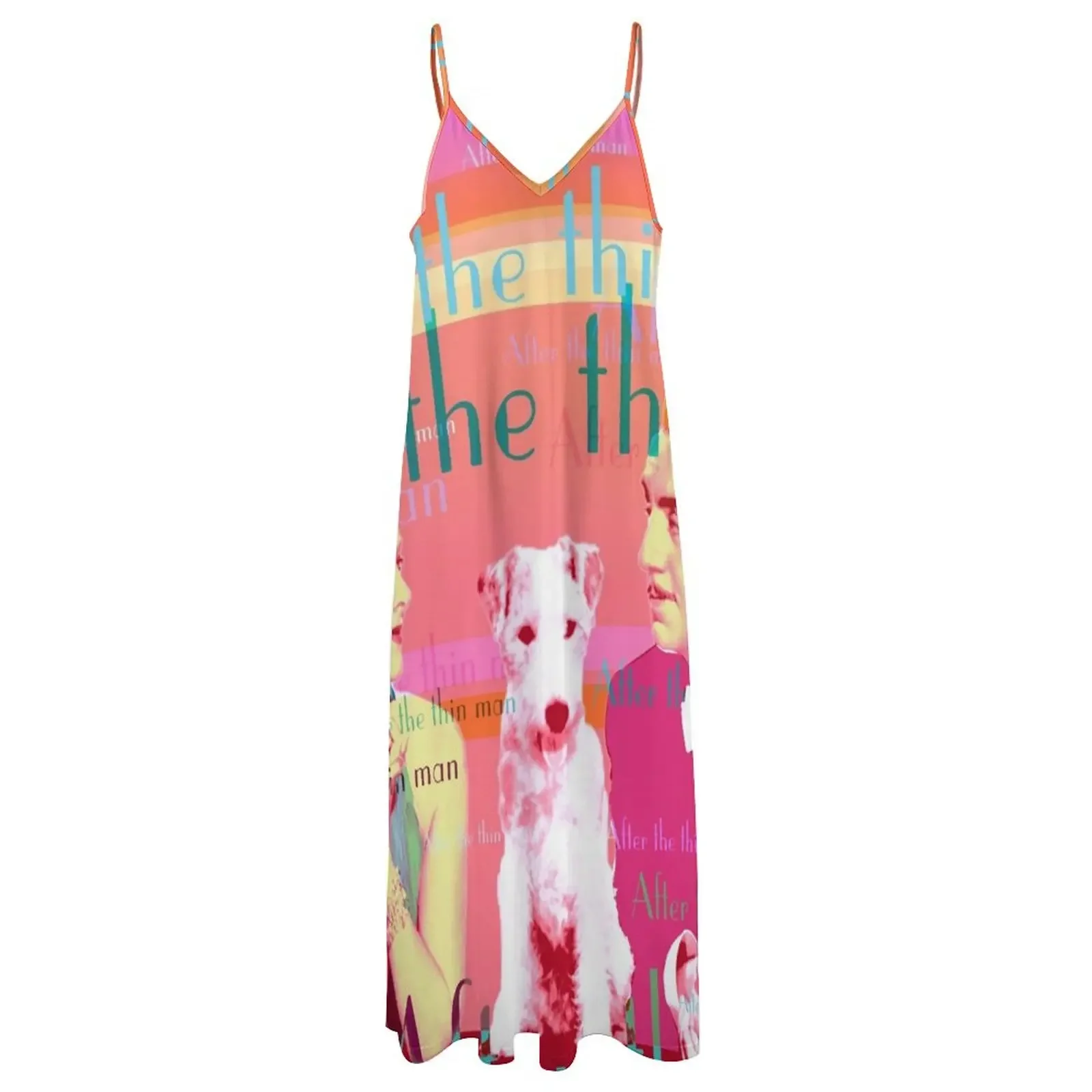 После тонкого мужчины с William Powell и Myra Loy and Dog Asta Платье без рукавов Женские платья