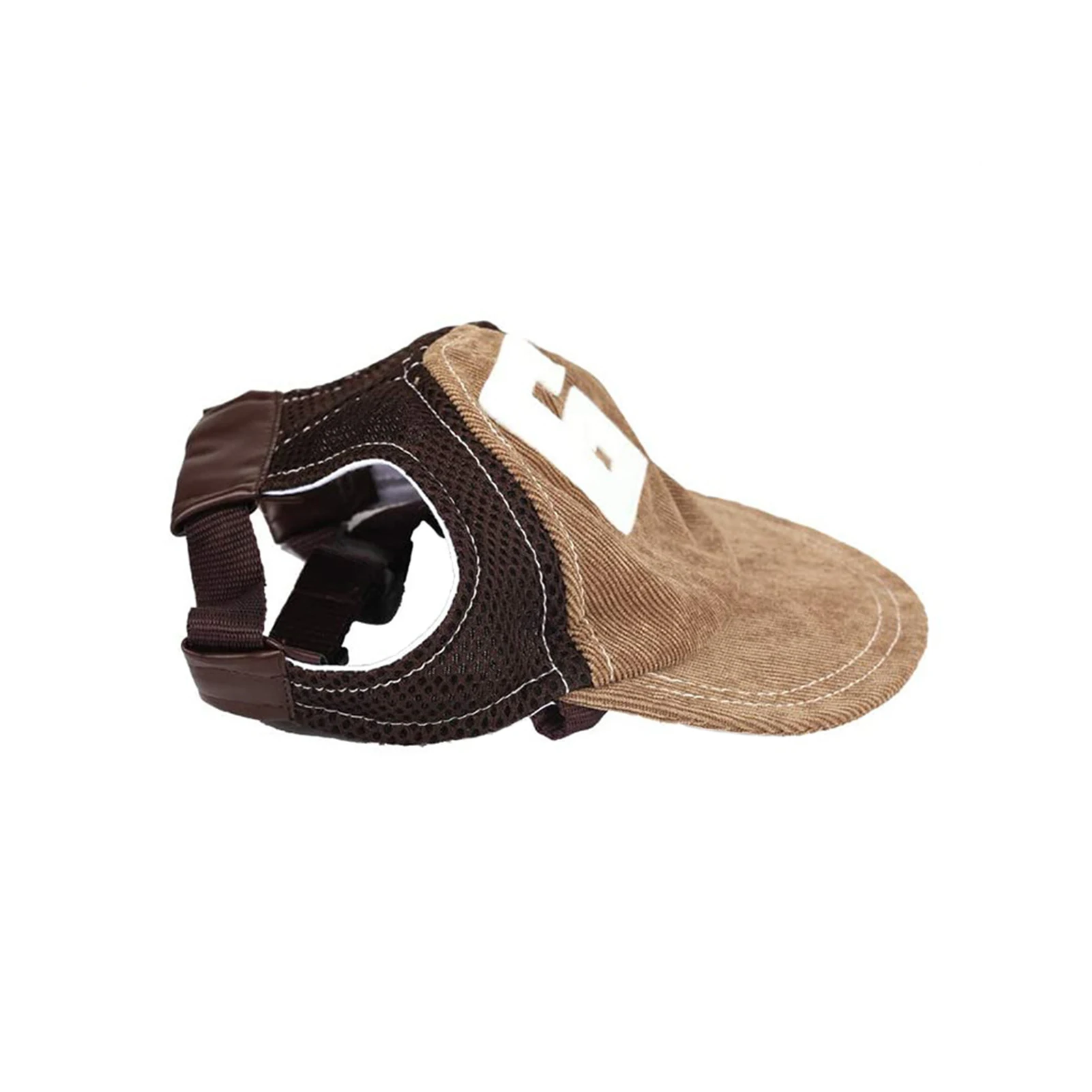 

Dog Baseball Cap Accessories Sunscreen Pet Breathable Travel Outdoor Sport Professional Corduroy With Ear Holes Adjustable