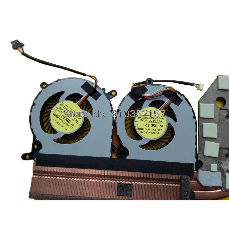 Процессор GPU вентилятор и радиатор для CLEVO PA70HP PA70HS-G PA71HS PA70HP6-G PA71HP6 6-31-PA702-103 PA70ES G99E T700