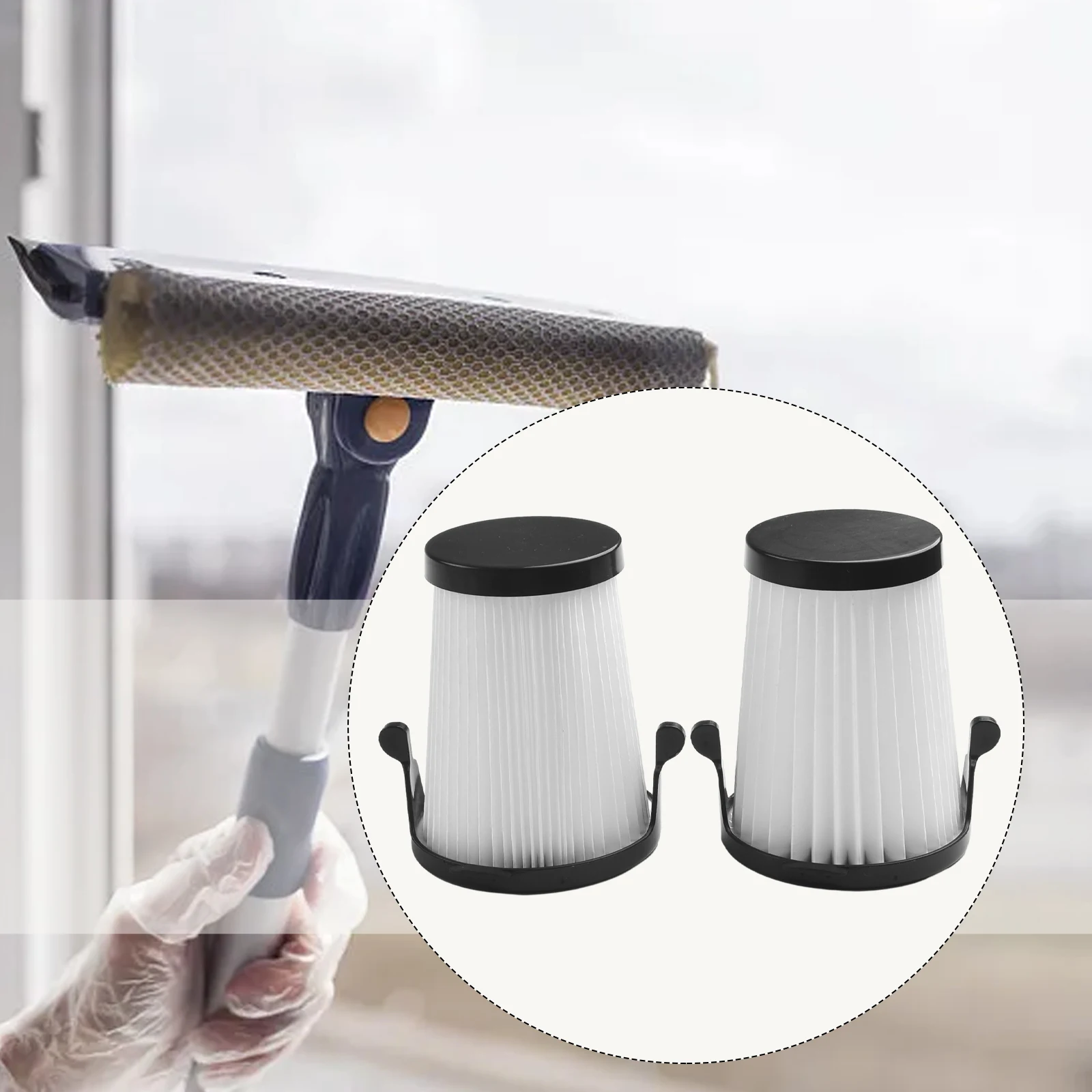 

2pcs Filters For Milwaukee 49-90-1950 M12 0850-20 Vacuum Cleaner Reusable Replacement Vacuum Filter Accessories